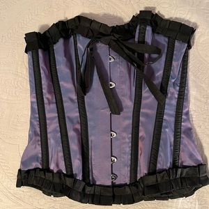 Burleska Purple Overbust Corset Size 26